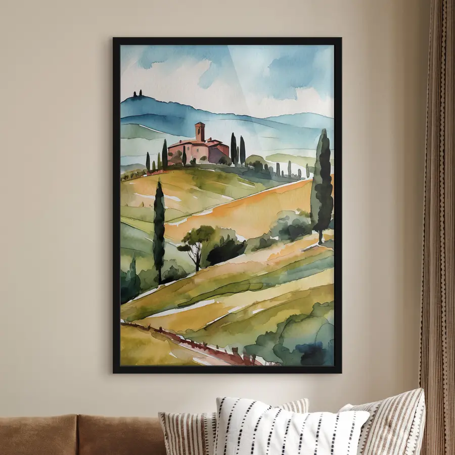 Fototapeedid Võluvad mäed elava taeva all f36683