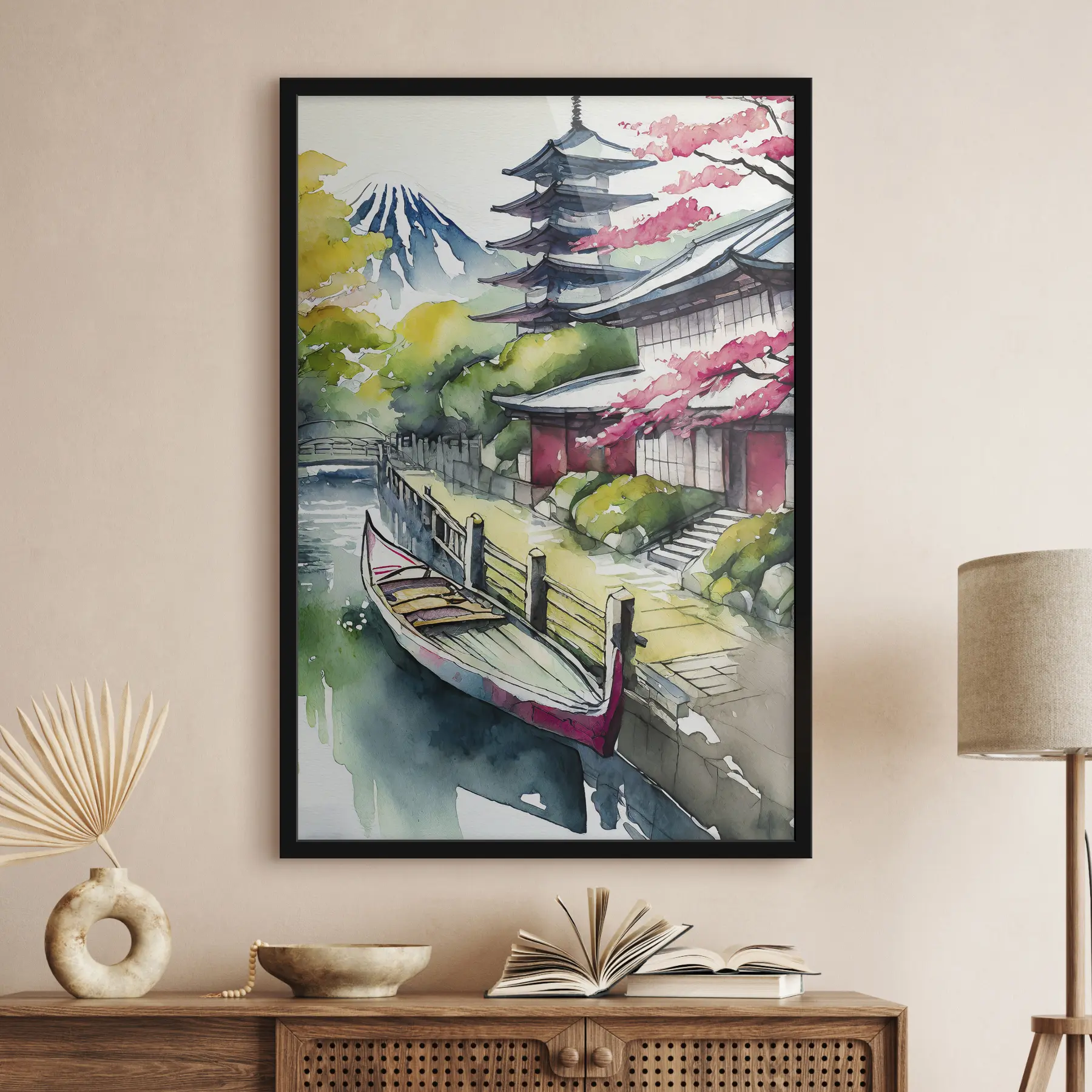 Fototapeedid Rahulik maastik ajaloolise arhitektuuriga f36690