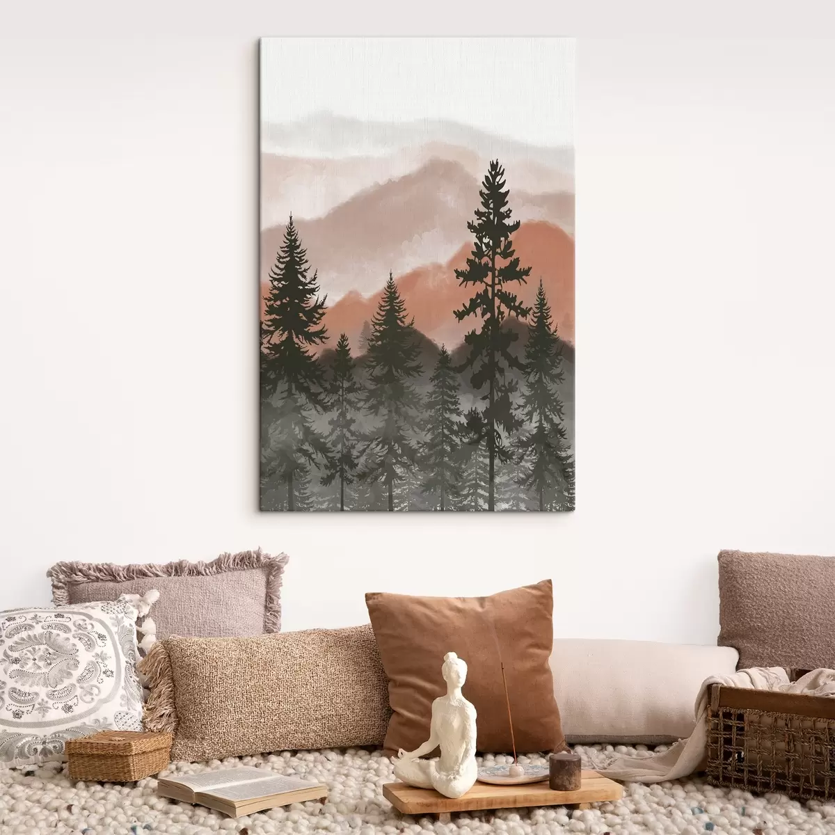 Pilt Rahulik metsamaastik õhtuhämaruses s37017v2