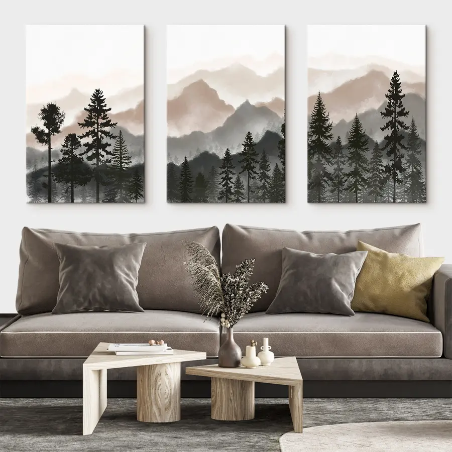 Pilt Rahulik mägimaastik puudega m00244v1