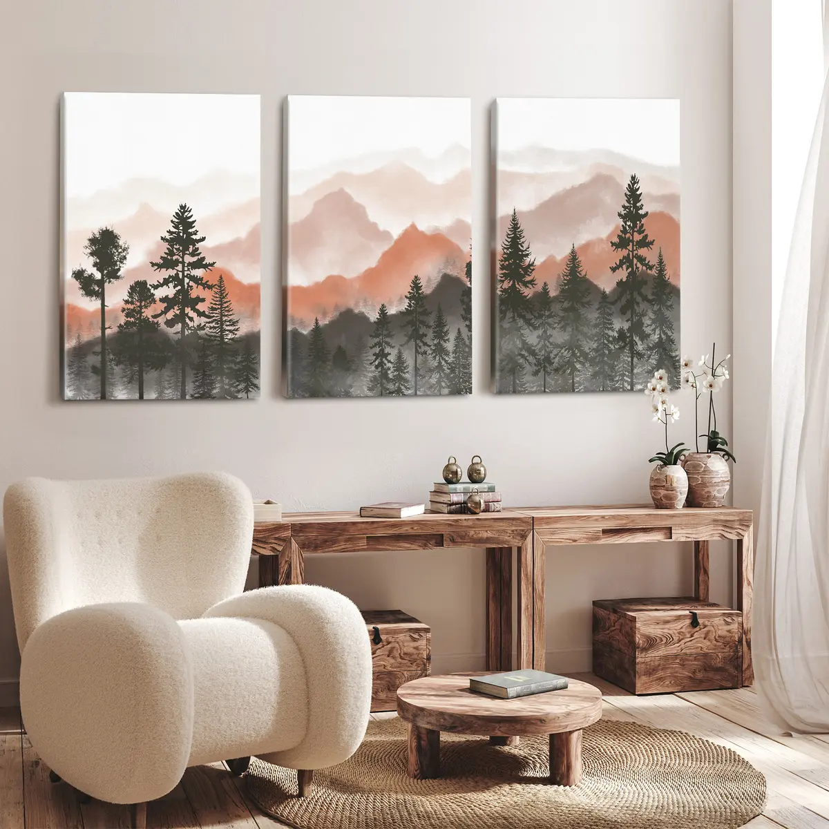 Pilt Mägine maastik rahulike toonidega m00244v2