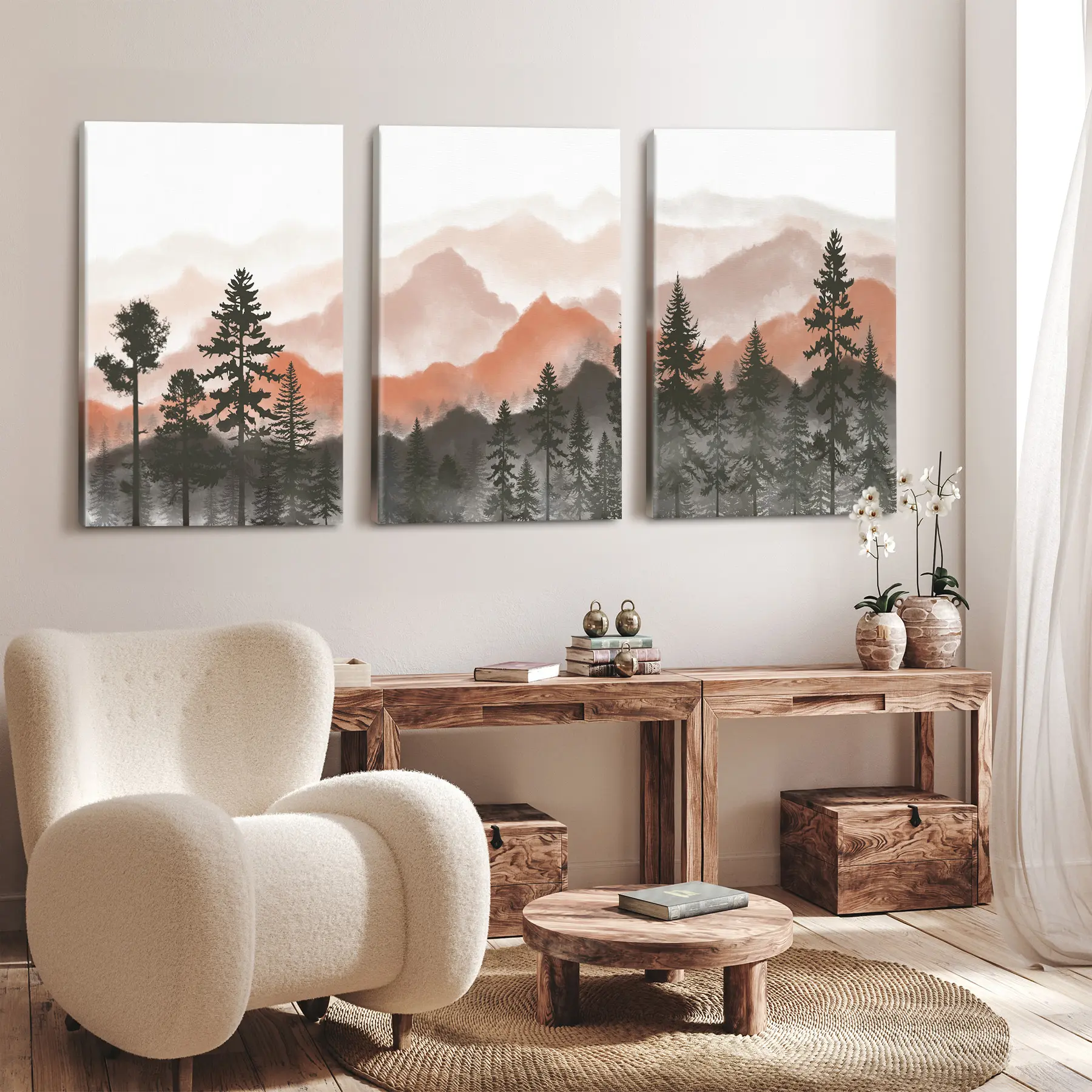 Pilt Mägine maastik rahulike toonidega m00244v2