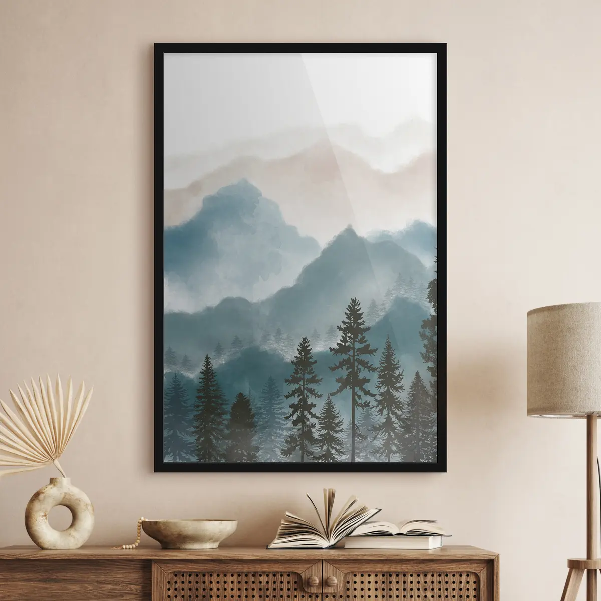 Plakat Rahulikud maastikud ja vaikne mägimaastik f36607