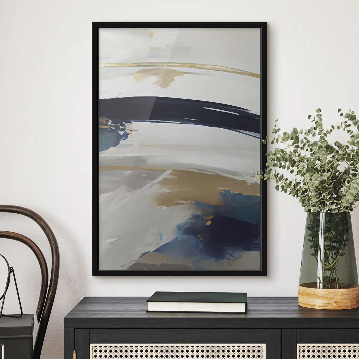 Plakat Pehmete värvide abstraktne segu f36620