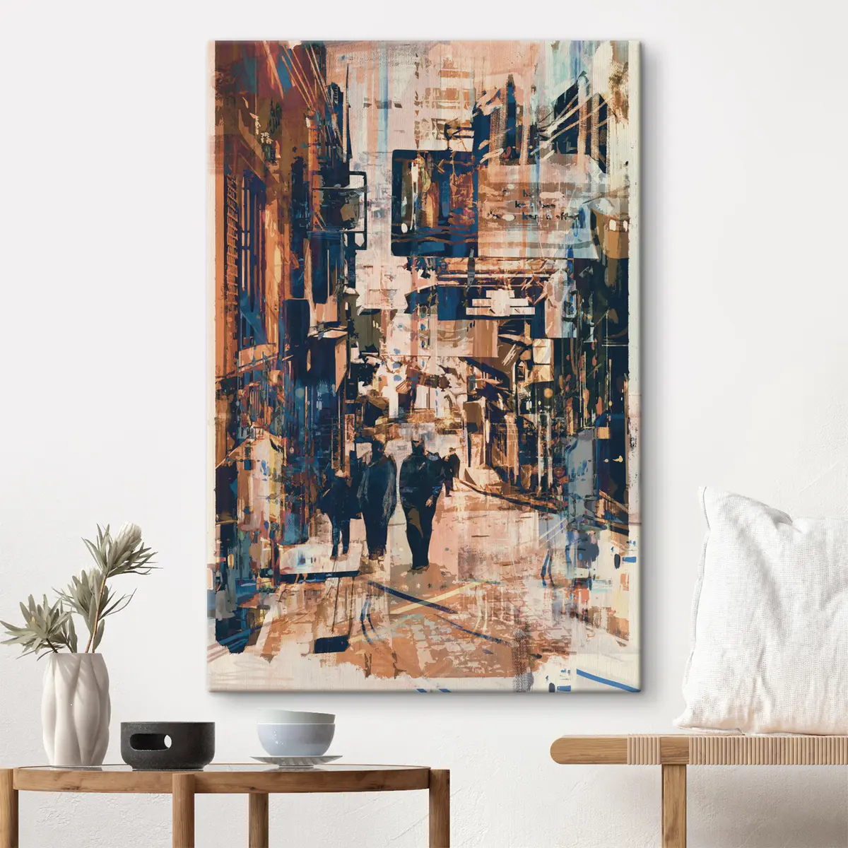 Pilt Linnakõndimine elavate tänavate vahel s37081