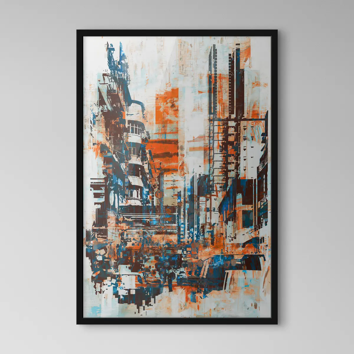 Plakat Elamuslikud värvid linnamaastikul f37082