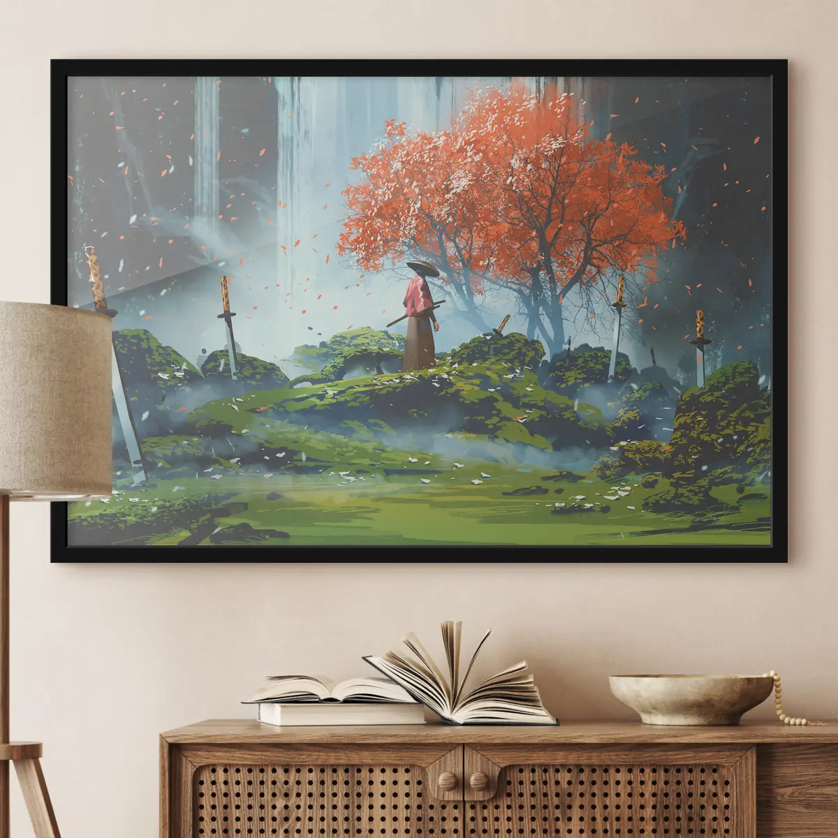 Plakat Sõdalane keset looduse vaikust f37105