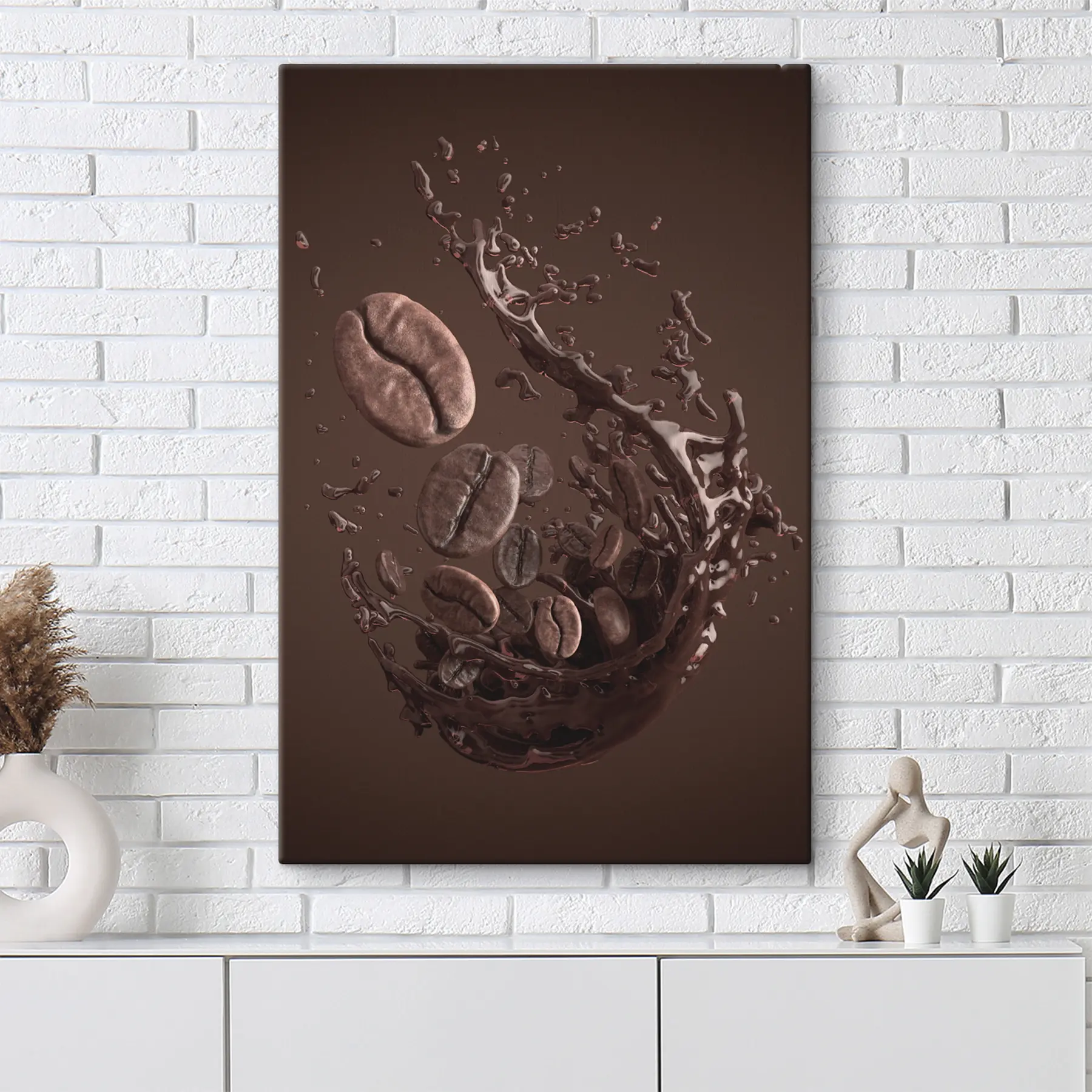 Fototapeedid Kohv pritsib rikkaliku liikumisega s37176