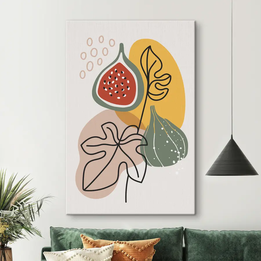 Pilt Värvikas abstraktne lillekompositsioon s37058