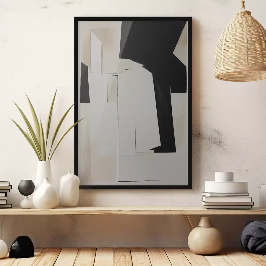 Fototapeedid Abstraktsed kujundid summutatud toonides f37169