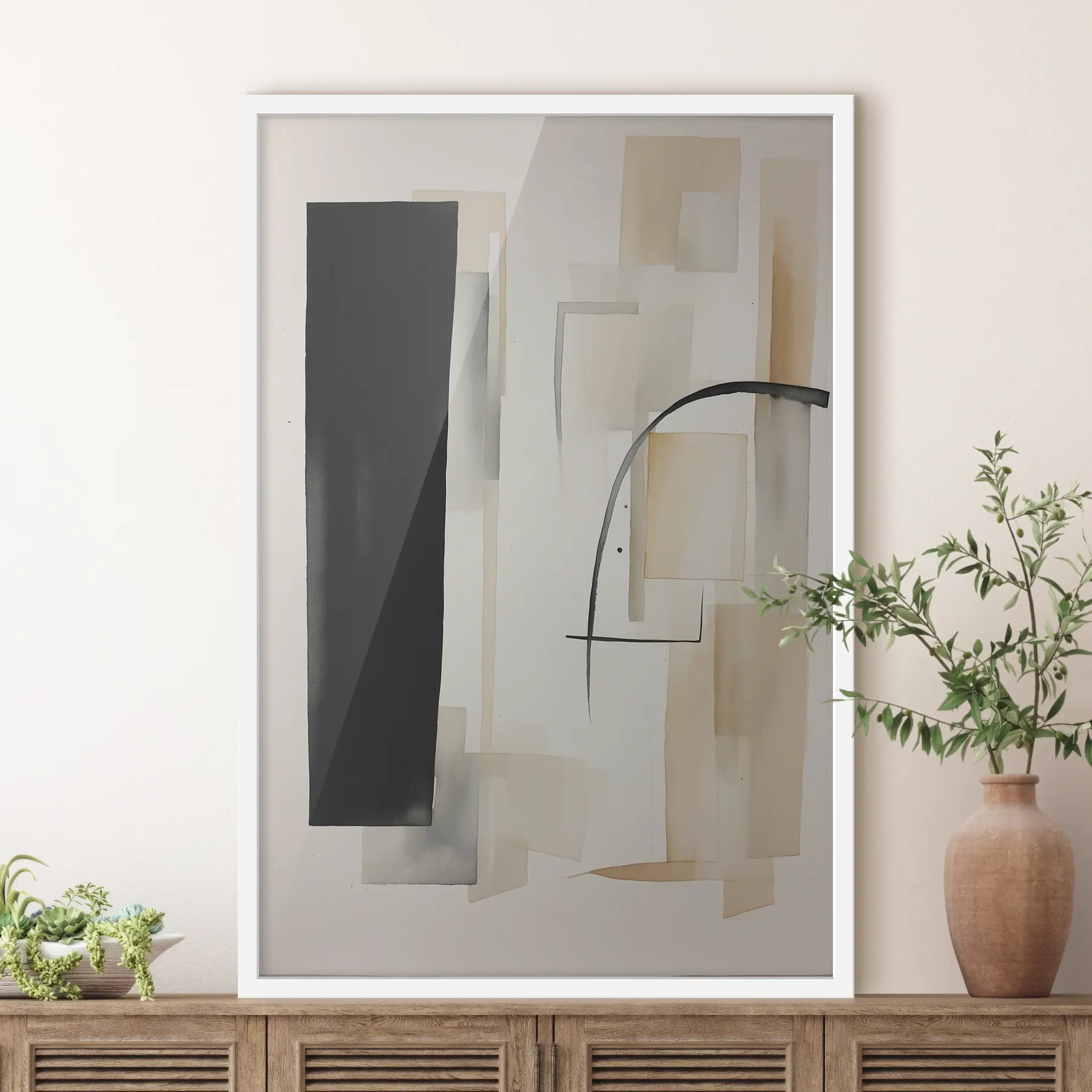 Fototapeedid Abstraktsed toonid ja kujundid harmoonias f37170