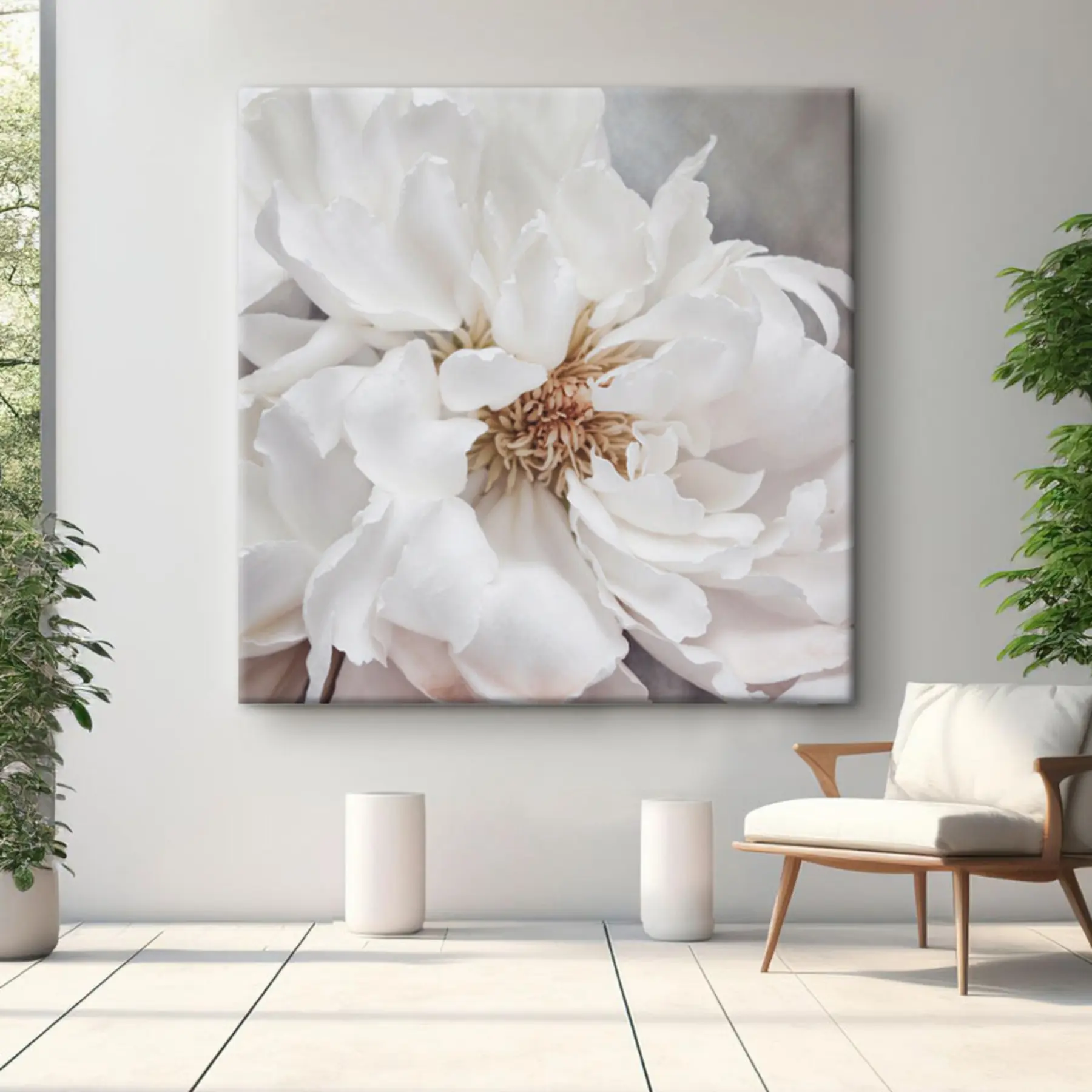 Fototapeedid Elegantne valge õis pehmes valguses s37161