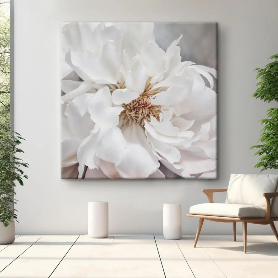 Pilt Elegantne valge õis pehmes valguses s37161