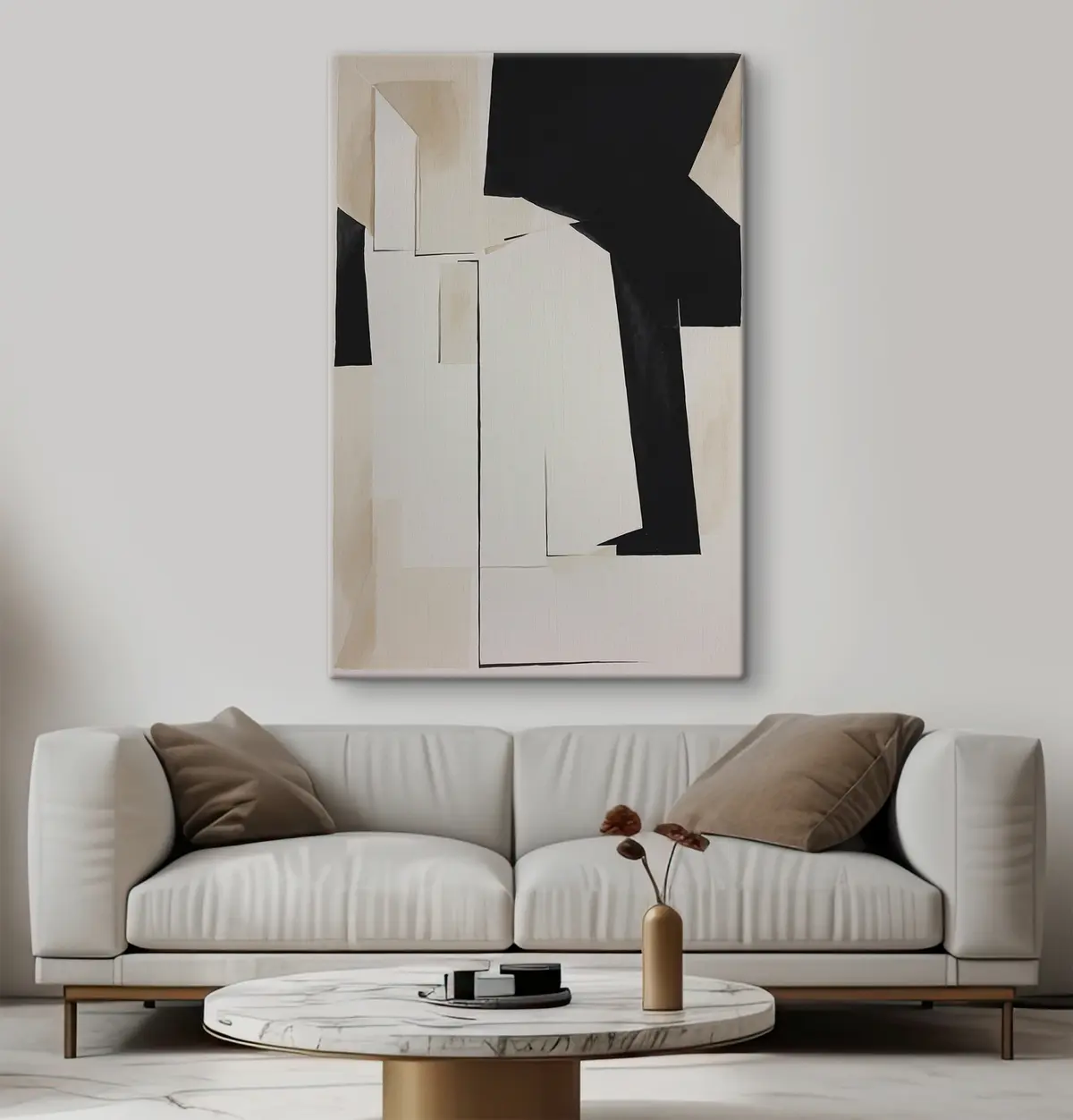 Pilt Kontrastsetes toonides abstraktsed kujundid s37169