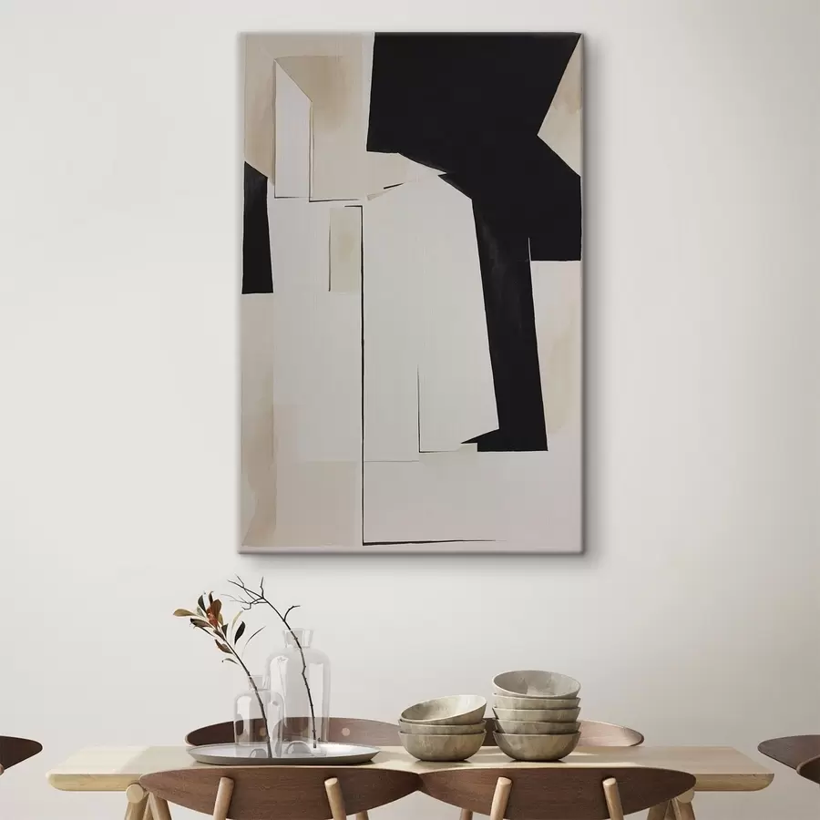 Pilt Kontrastsetes toonides abstraktsed kujundid s37169