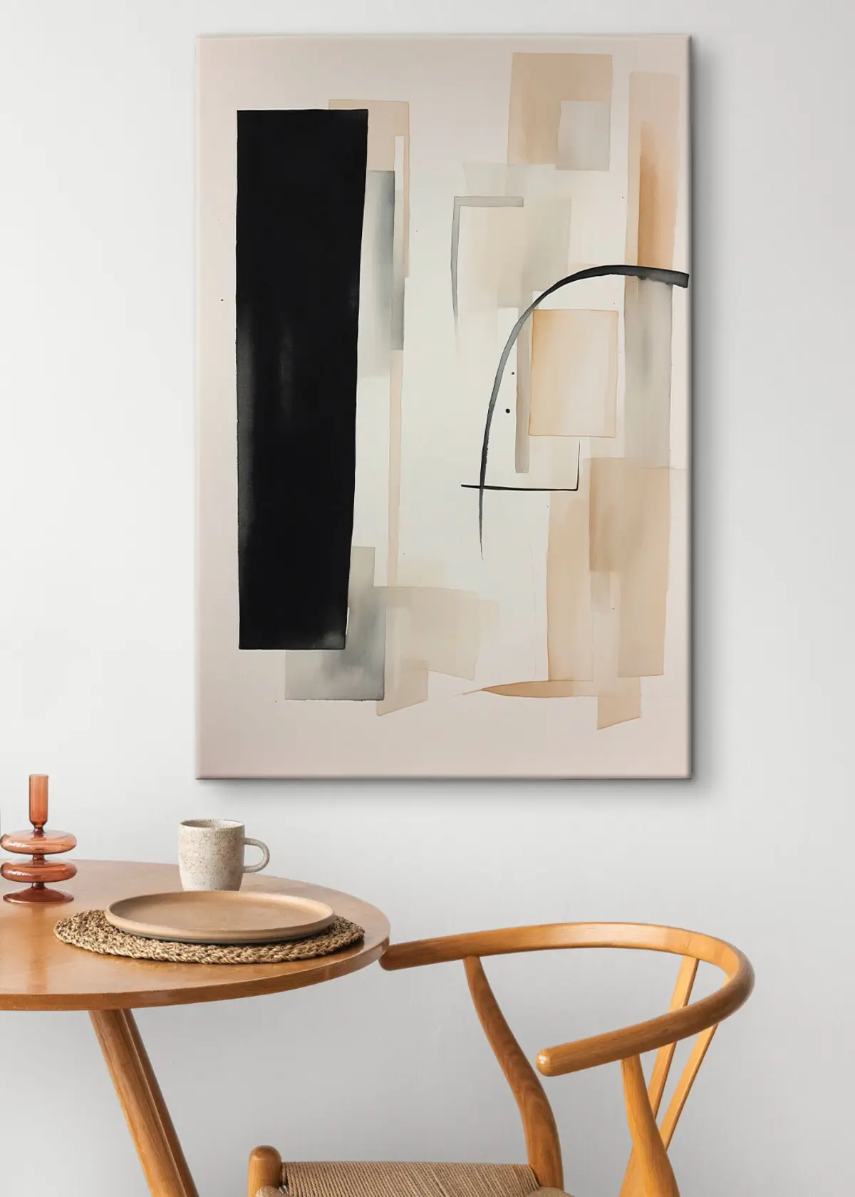 Pilt Abstraktsed kujundid pehmetes toonides s37170