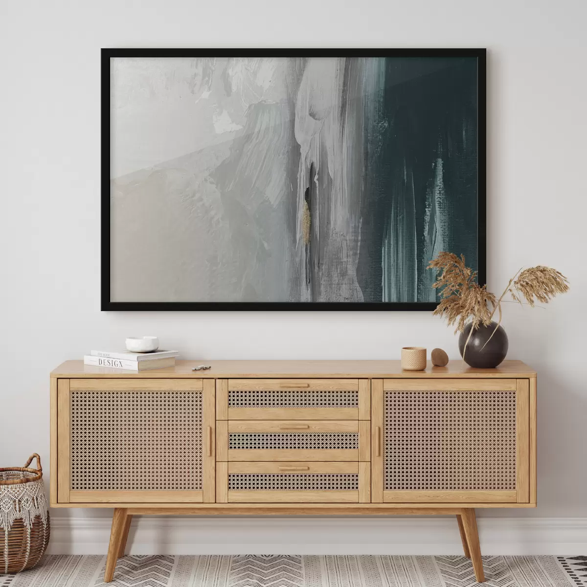 Plakat Abstraktsed jooned rahustavates toonides f37158