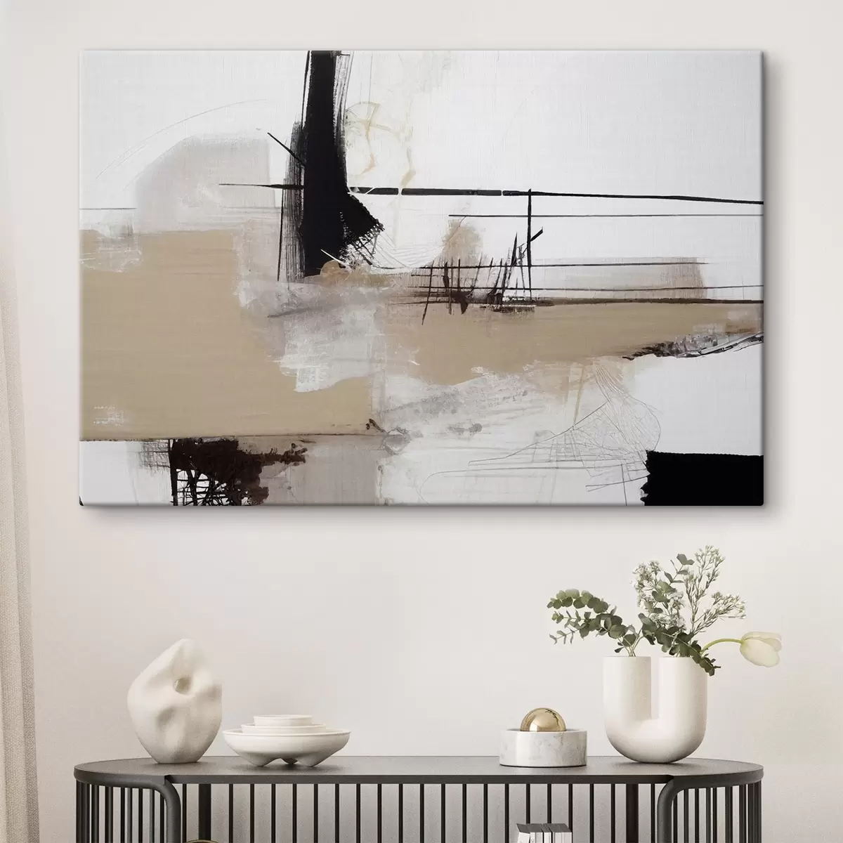 Pilt Abstraktsed vormid neutraalsetes toonides s37067