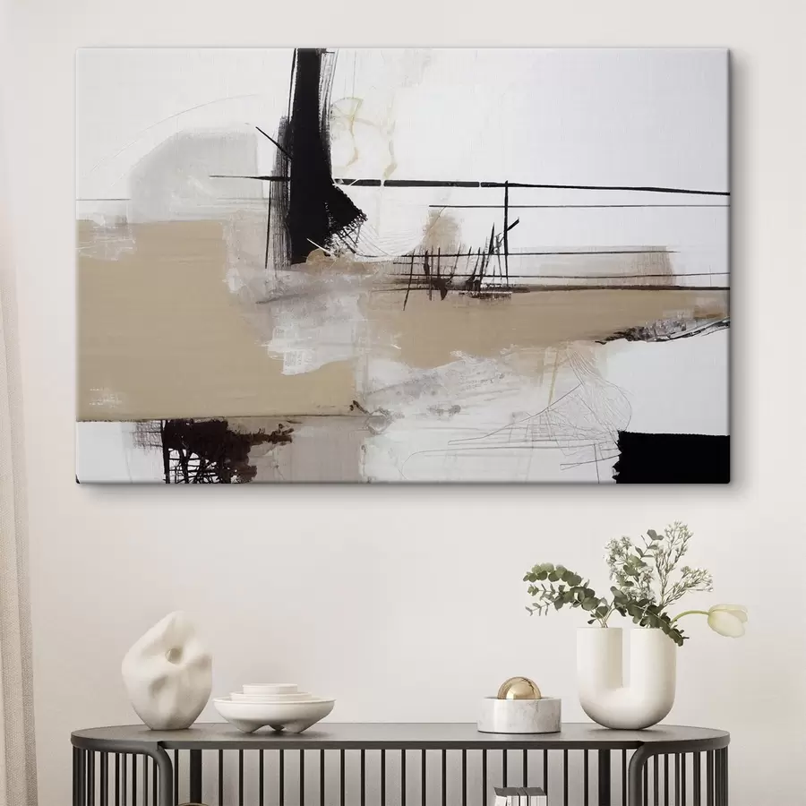 Pilt Abstraktsed vormid neutraalsetes toonides s37067