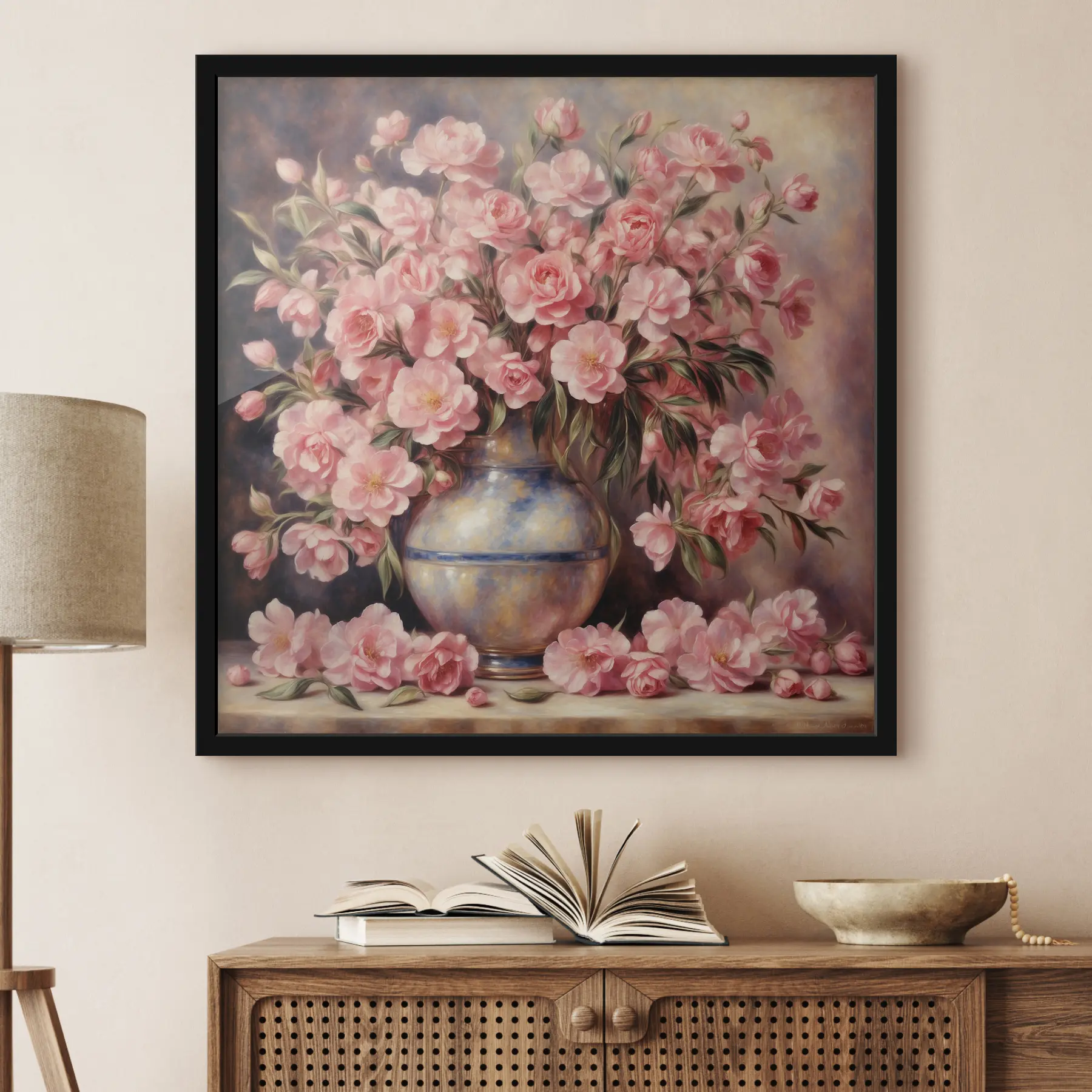 Fototapeedid Roosa kimp Auguste Renoir'i stiilis f37438