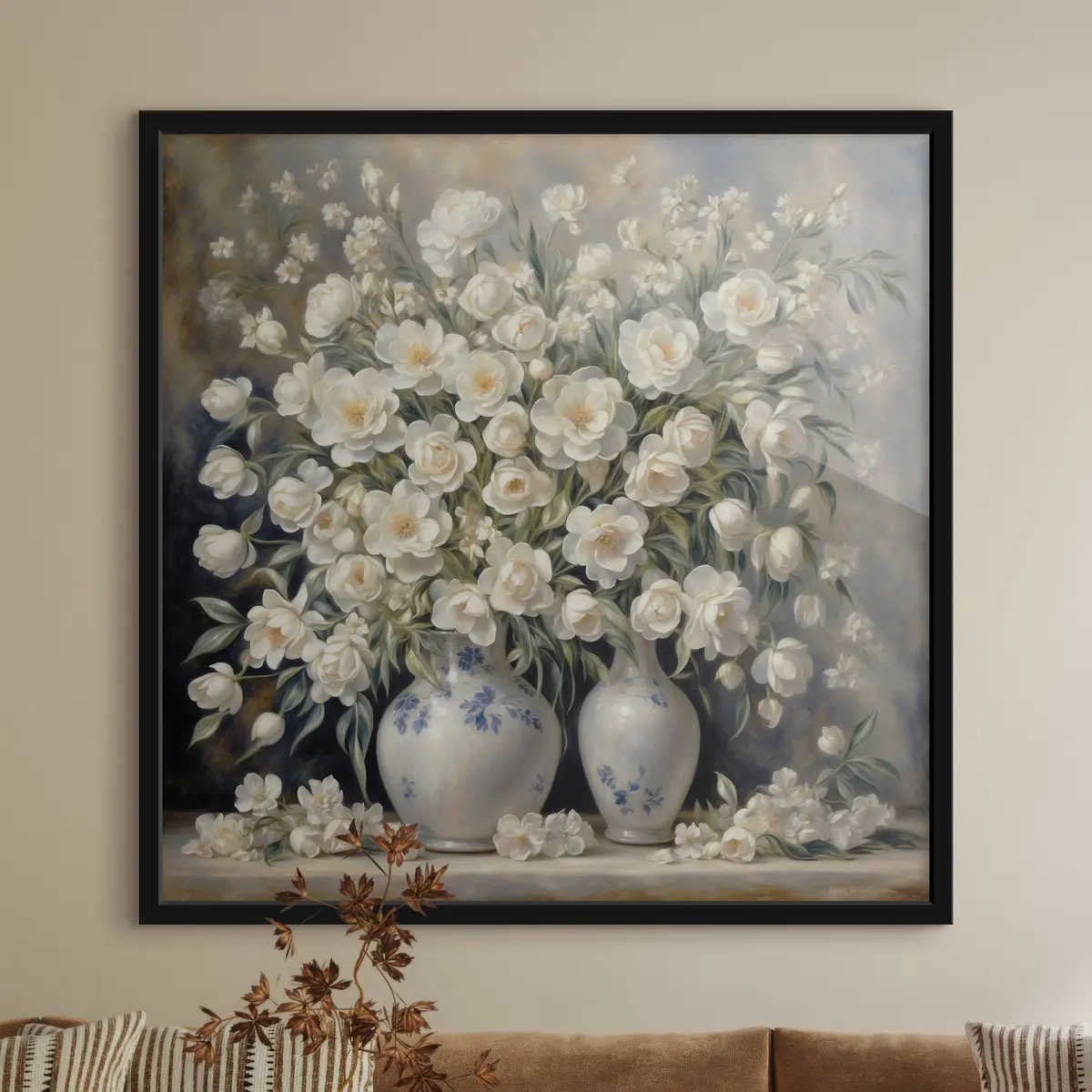 Plakat Elegantsed õied võluvates vaasides f37440