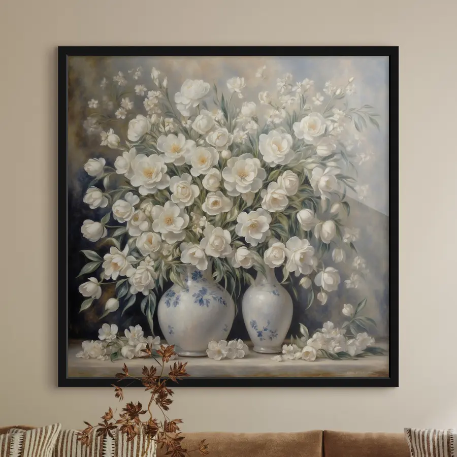 Fototapeedid Elegantsed õied võluvates vaasides f37440