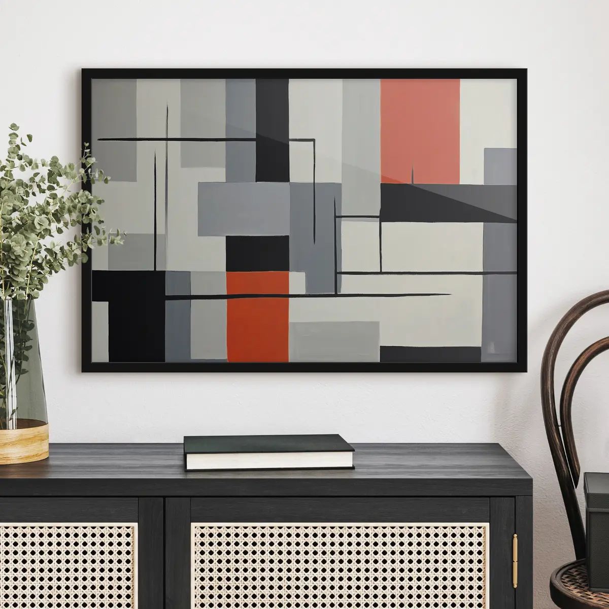 Plakat Julgete joonte ja värvide kaunis kooslus f37278