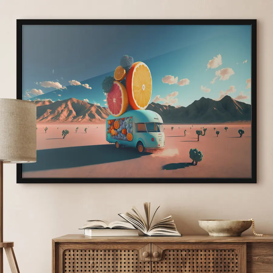 Fototapeedid Puuviljane seiklus läbi kõrbe f37473