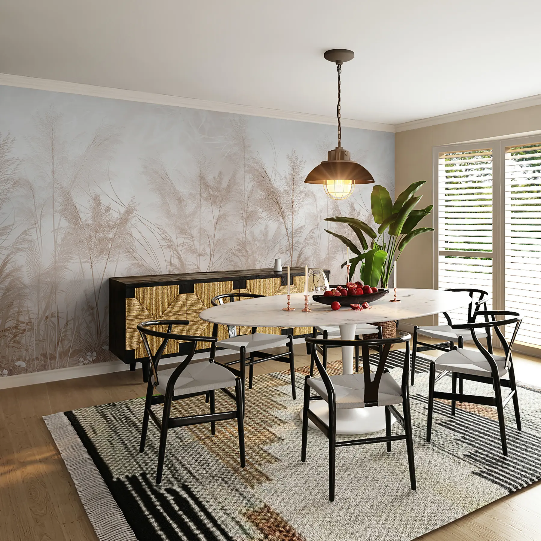 Fototapeedid Kõrged taimed pastelsetes värvides u93903d2