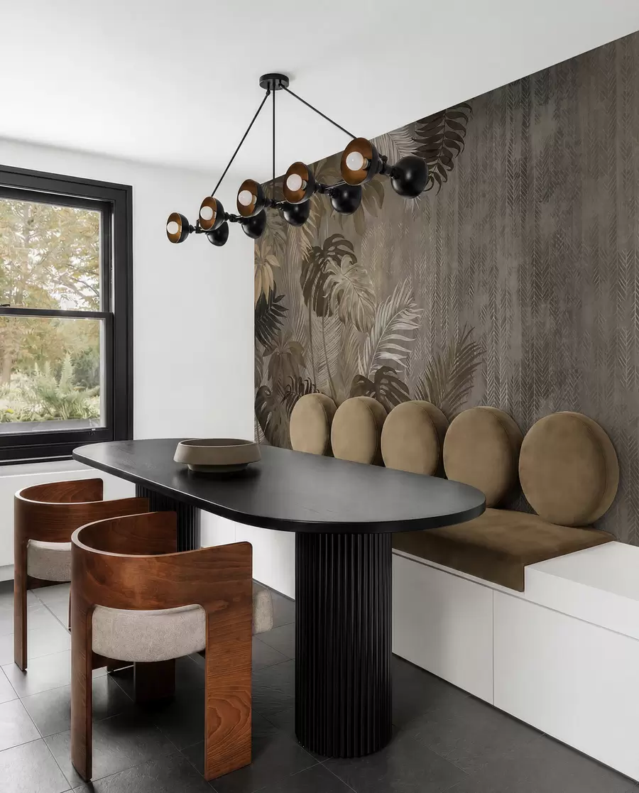 Fototapeedid Troopilised lehed grunge stiilis u97012d2